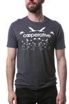 Rootfire Cooperative Flock T-Shirt (Heather Charcoal)