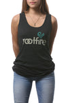 Wordmark w/Sankofa TankTop (Heather Charcoal)