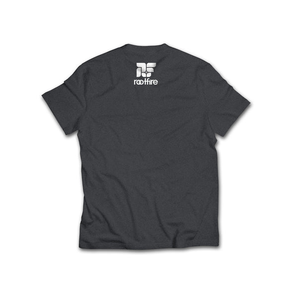 Rootfire Cooperative Flock T-Shirt (Heather Charcoal)
