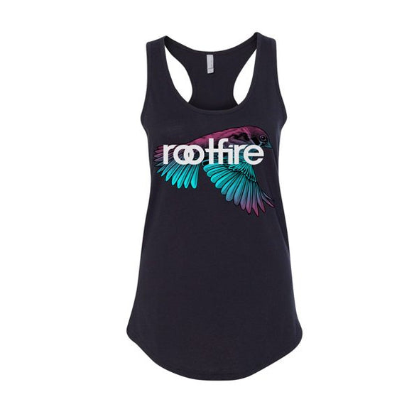 Sparrow Racerback Tank Top (Black)