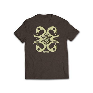 Quadbird T-Shirt (Heather Brown)