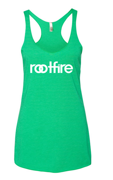 Wordmark Racerback TankTop (Green)