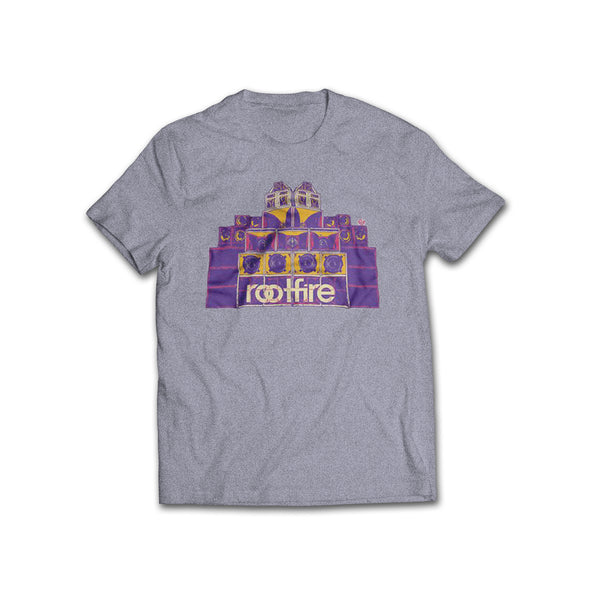 Speaker Stack T-Shirt (Athletic Grey) *Large Only