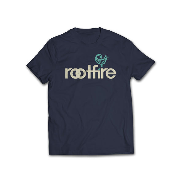 Wordmark w/Sankofa T-Shirt (Navy) *Small Only