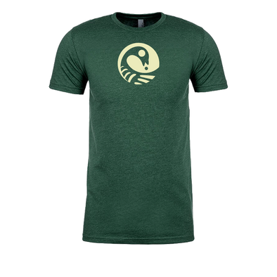 Rootfire Cooperative Circle Sankofa T-Shirt (Heather Forest) *Medium Only